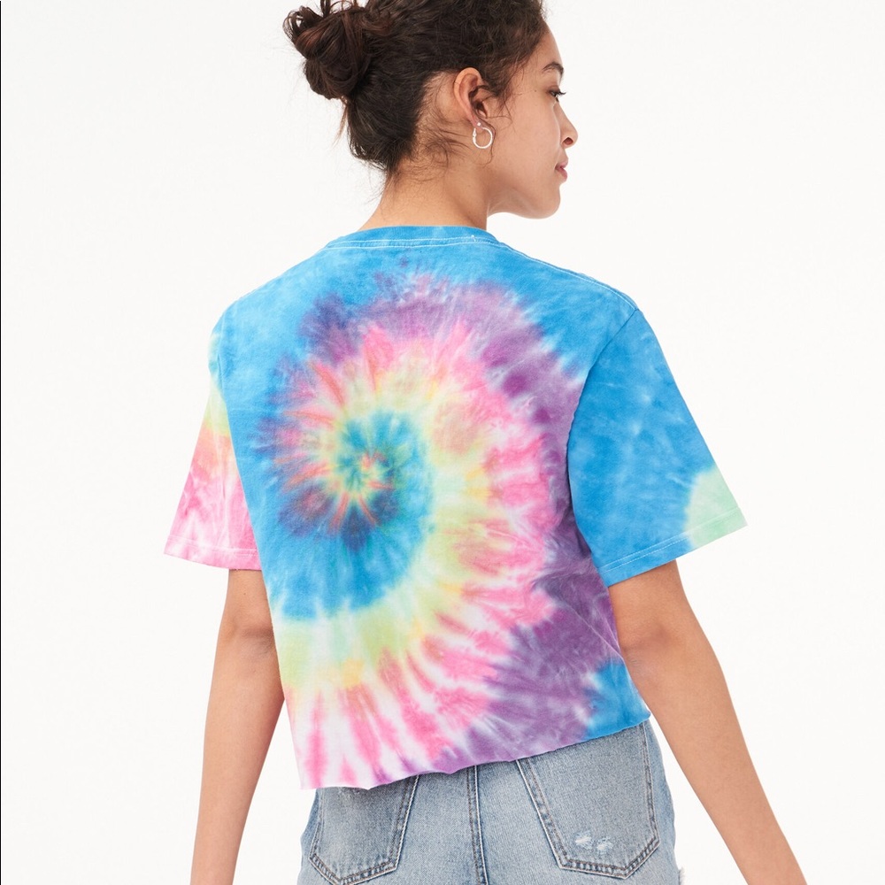 Polaroid Tie Dye Crop Tee - Picture 3 of 7